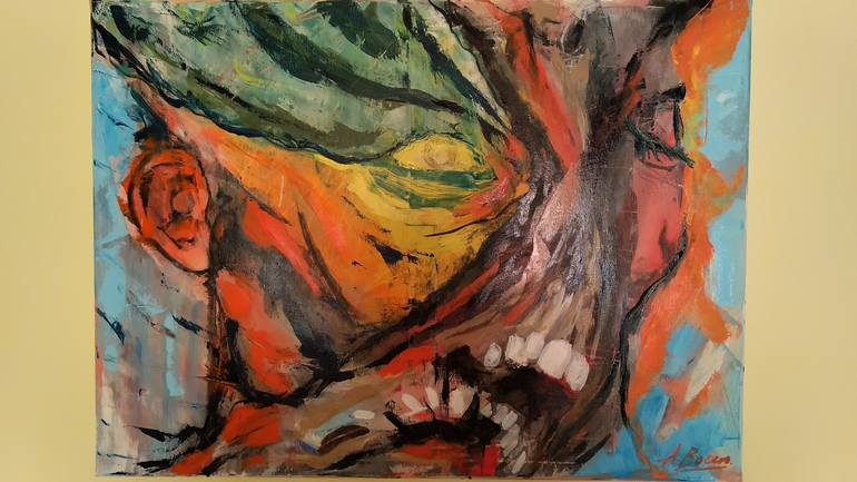 Original Abstract Painting by Antonio Bocer