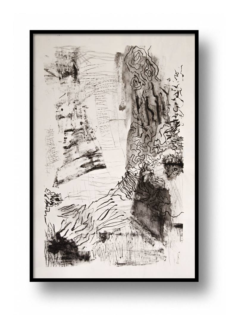 Original Abstract Drawing by Fernando Torres Rebollo