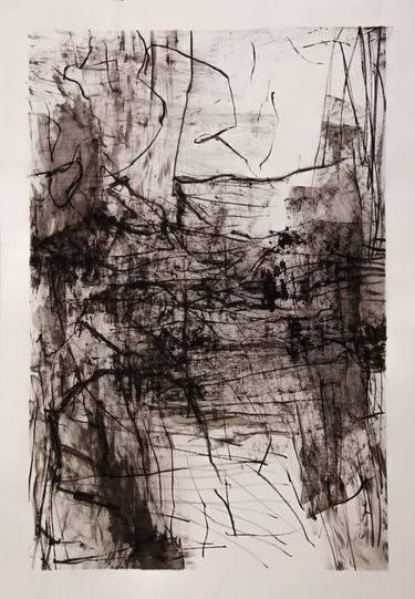 Original Abstract Expressionism Nature Drawings by Fernando Torres Rebollo