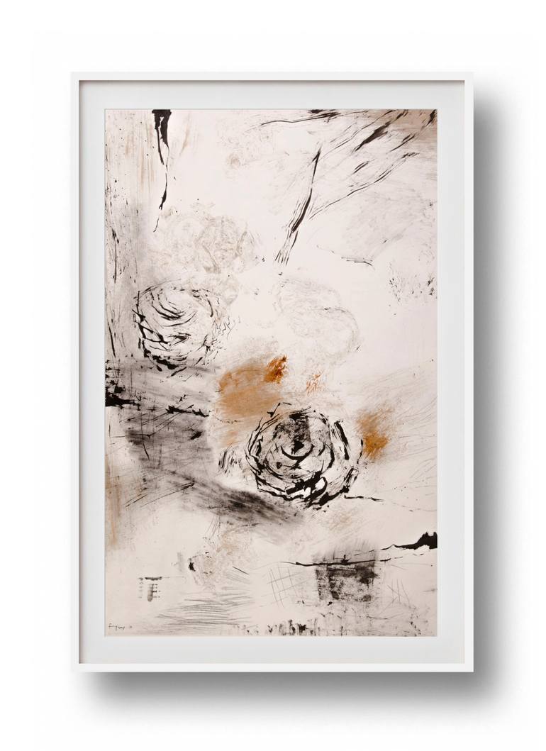 Original Abstract Nature Drawing by Fernando Torres Rebollo