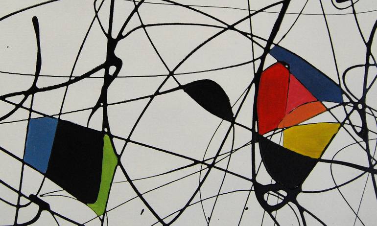 Original Conceptual Abstract Painting by Etienne Chevrier