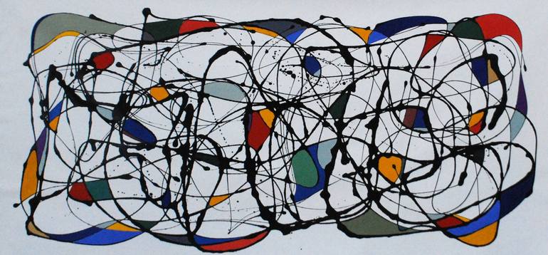 Original Abstract Expressionism Abstract Paintings by Etienne Chevrier