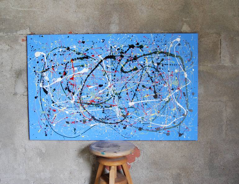 Original Abstract Painting by Etienne Chevrier