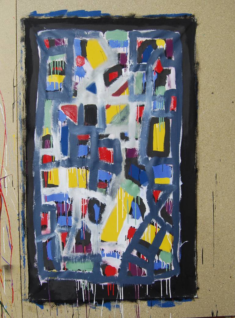 Original Abstract Painting by Joseph Fanjoy