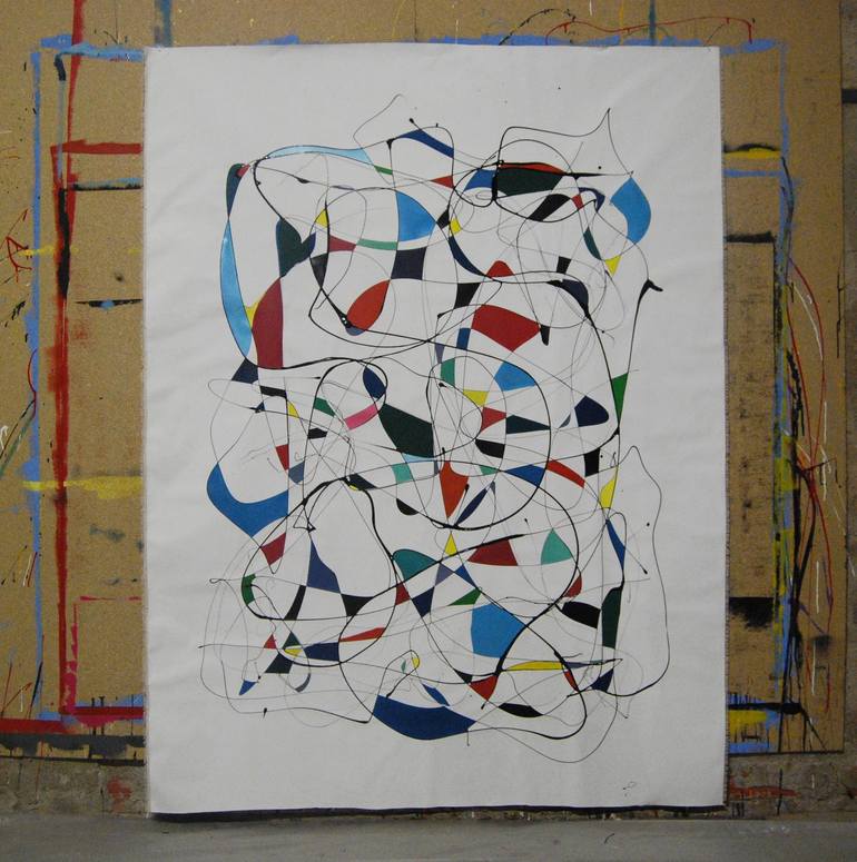 Original Abstract Painting by Joseph Fanjoy