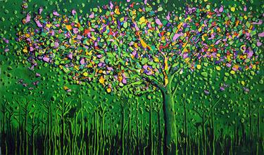 Original Pop Art Tree Paintings by Tarcisio Costa