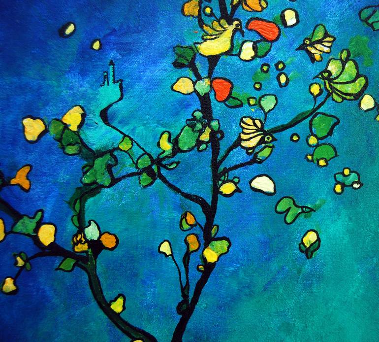 Original Modern Tree Painting by Tarcisio Costa