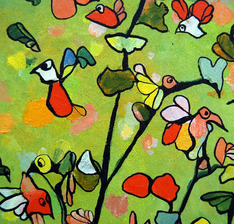 Original Floral Painting by Tarcisio Costa