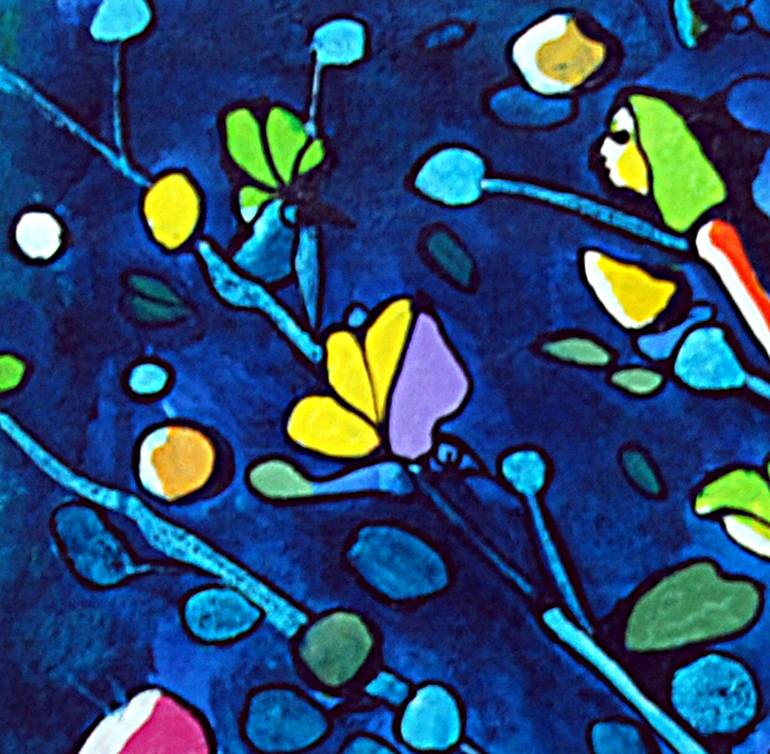 Original Pop Art Tree Painting by Tarcisio Costa
