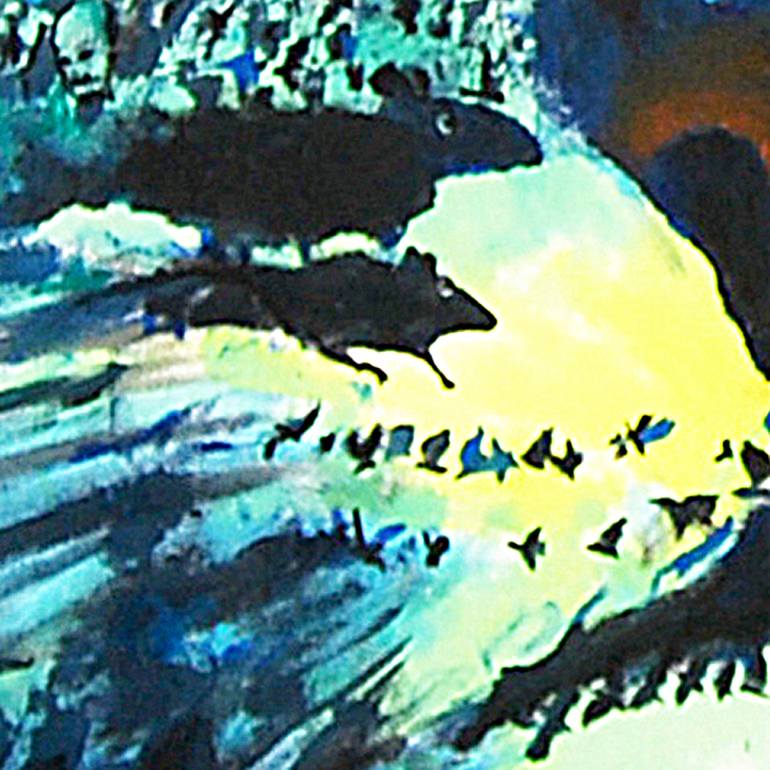 Original Figurative Cats Painting by Tarcisio Costa