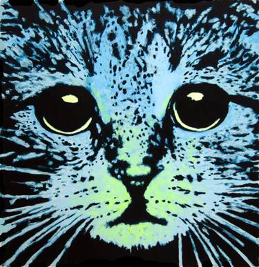 Original Cats Paintings by Tarcisio Costa
