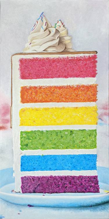 The rainbow cake thumb