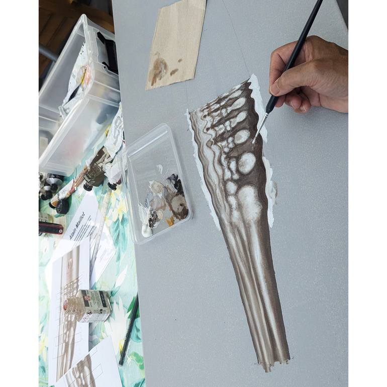 Original Figurative Sports Painting by Alain Maillot