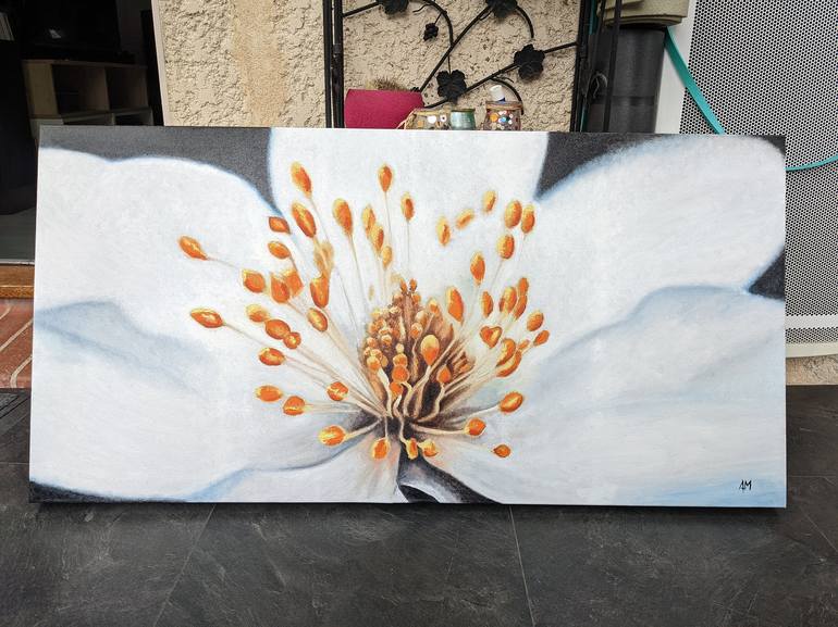 Original Floral Painting by Alain Maillot