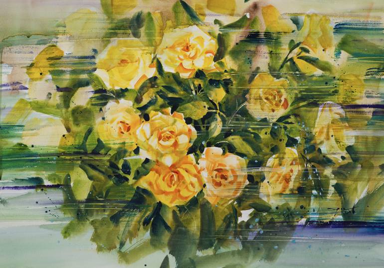 Flower 18 Painting by Ngoc Truong | Saatchi Art