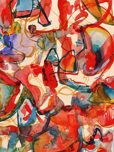 Original Abstract Paintings by Anne Beletic