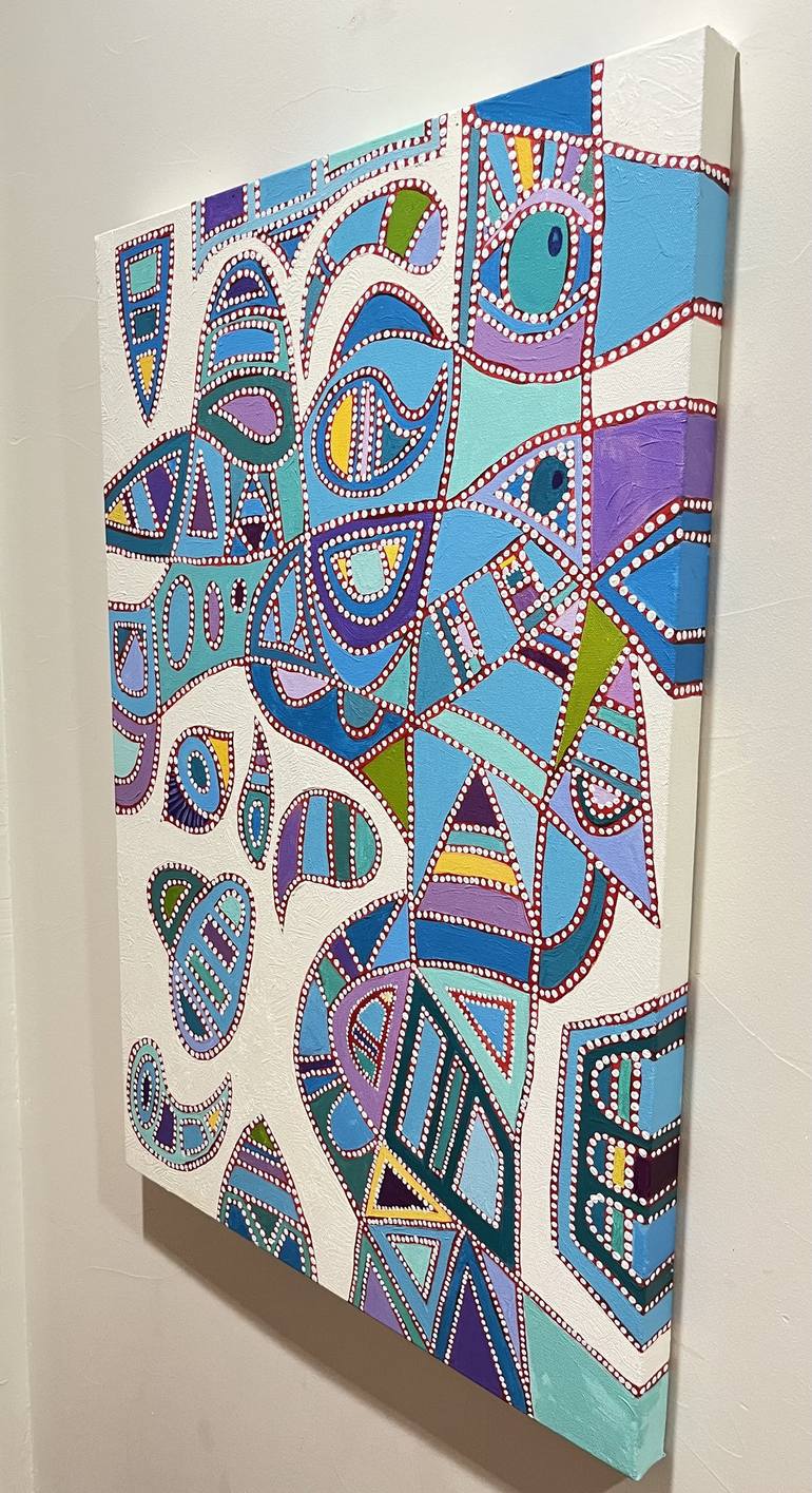 Original Contemporary Abstract Painting by Anne Beletic