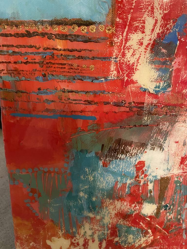 Original Abstract Expressionism Abstract Painting by Anne Beletic