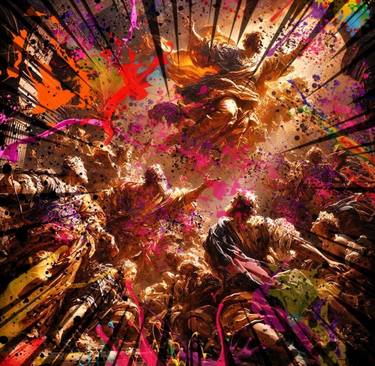 Original Surrealism People Mixed Media by Mikolaj Jackiewicz