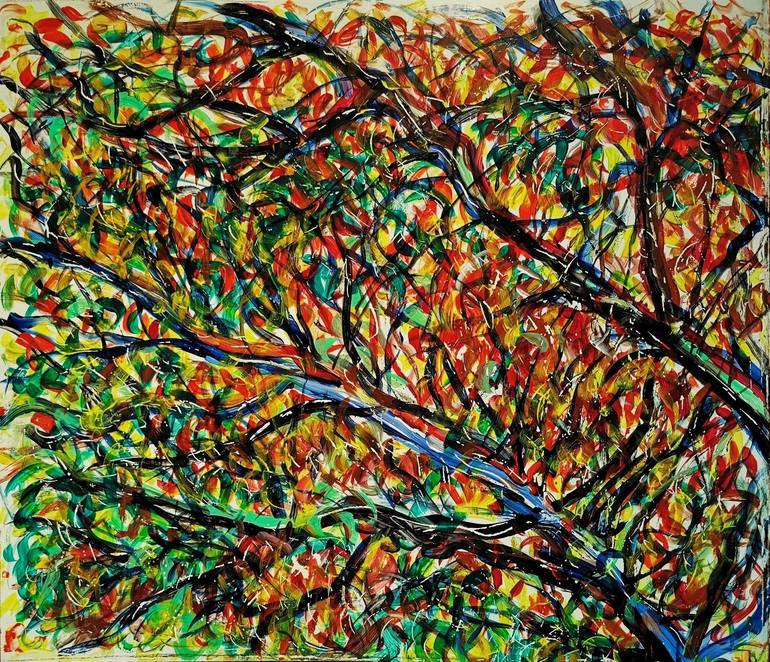 Tree Painting by Mikolaj Jackiewicz | Saatchi Art