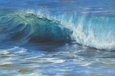 Print of Realism Seascape Paintings by Alesia Habovych