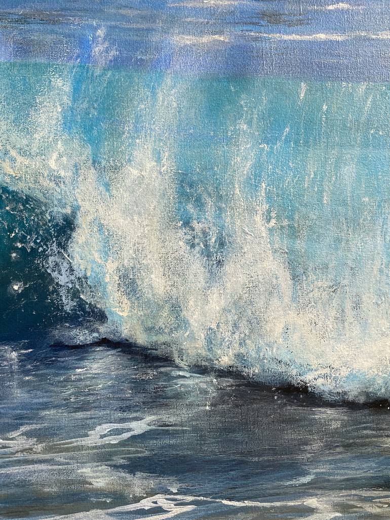 Veins of the ocean Painting by Alesia Habovych | Saatchi Art