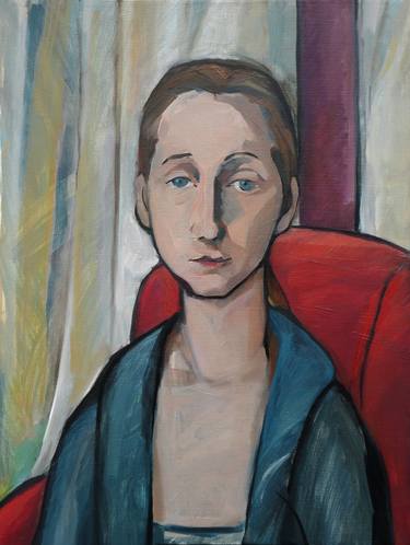 Original Portraiture Portrait Paintings by Liza Merkalova