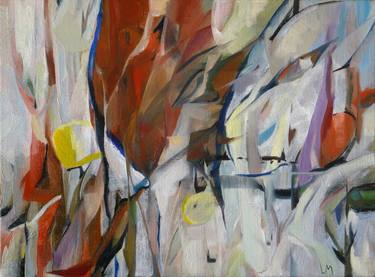 Original Abstract Expressionism Abstract Paintings by Liza Merkalova