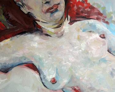 Original Expressionism Nude Paintings by Liza Merkalova