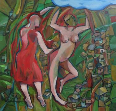 Original Erotic Paintings by Liza Merkalova