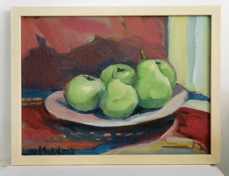 Original Fine Art Still Life Painting by Liza Merkalova