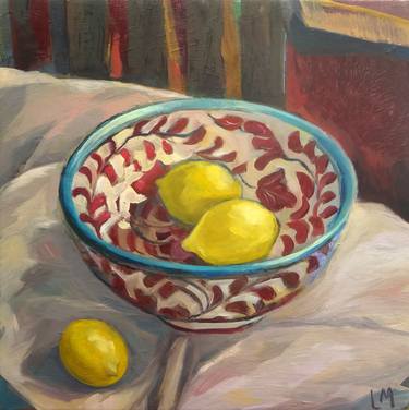 Moroccan bowl and lemons thumb