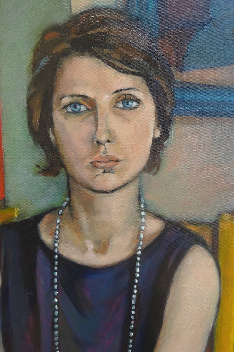 Original Portrait Painting by Liza Merkalova