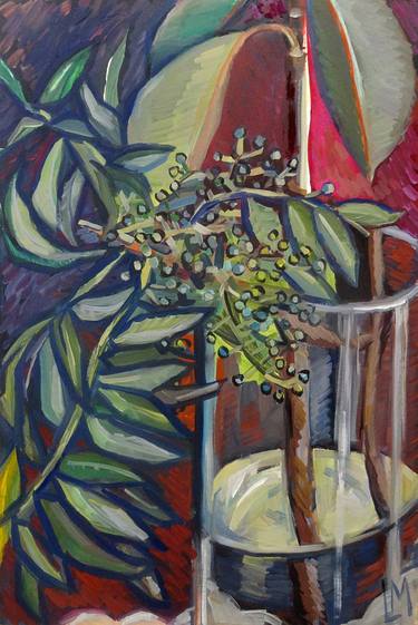 Original Expressionism Still Life Paintings by Liza Merkalova