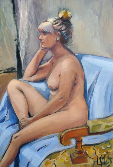 Original Nude Paintings by Liza Merkalova