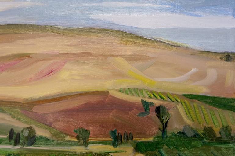 Original Landscape Painting by Liza Merkalova