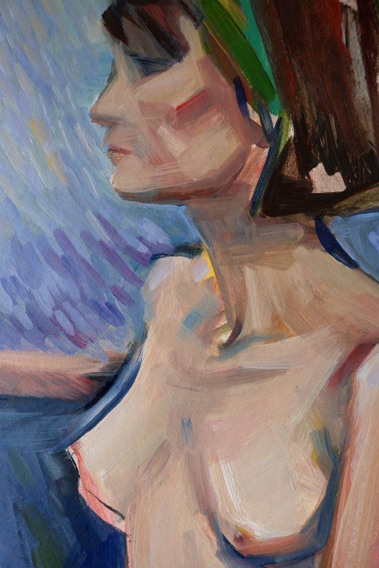 Original Nude Painting by Liza Merkalova