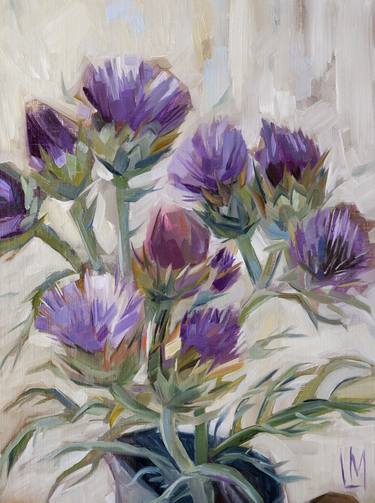 Original Floral Paintings by Liza Merkalova