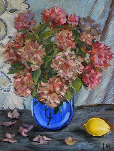 Original Figurative Still Life Paintings by Liza Merkalova