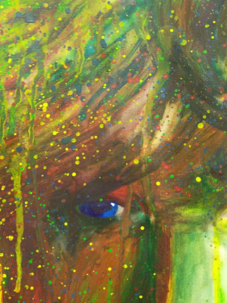 Original Expressionism People Painting by Chen Yi