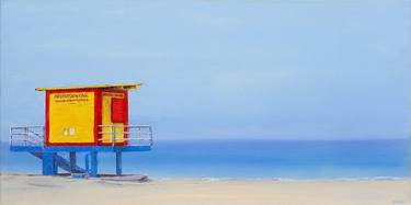 Original Fine Art Beach Paintings by Daisy Gold