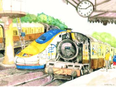 Print of Transportation Paintings by David Oatley