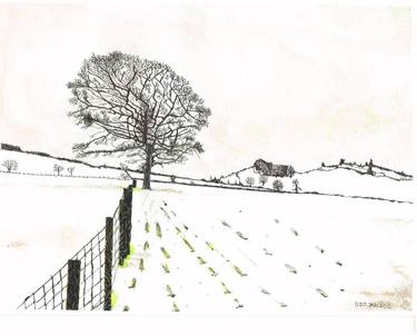 Original Landscape Drawings by David Oatley