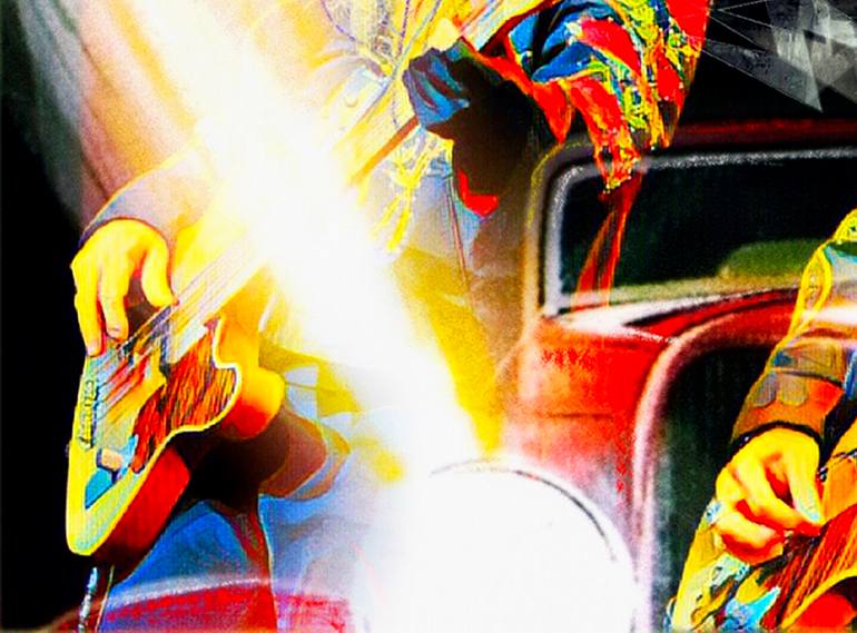 Original Pop Art Performing Arts Painting by Barry Boobis