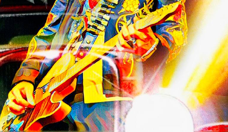 Original Pop Art Performing Arts Painting by Barry Boobis