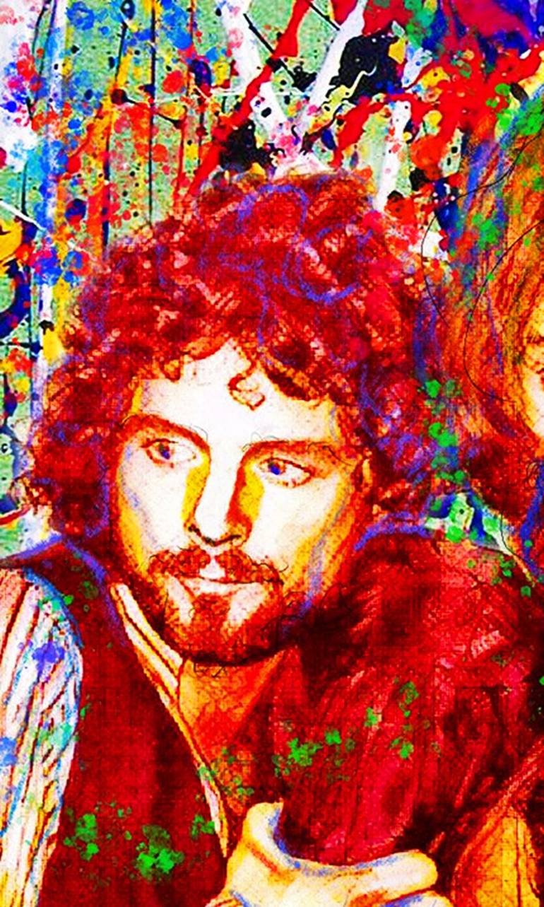 Original Fine Art Pop Culture/Celebrity Painting by Barry Boobis