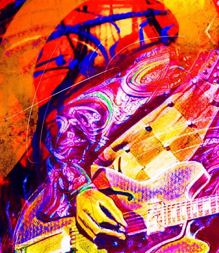 Original Illustration Music Painting by barry boobis