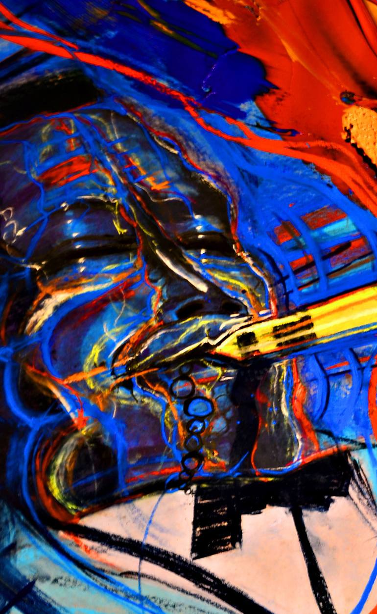 Original Fine Art Music Painting by barry boobis