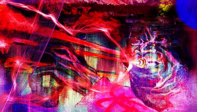 Original Abstract Expressionism Music Mixed Media by Barry Boobis