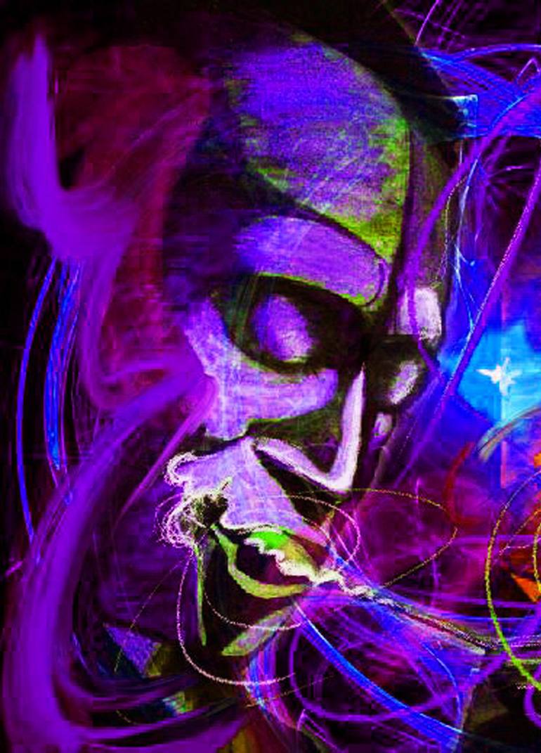 Original Conceptual Music Painting by Barry Boobis